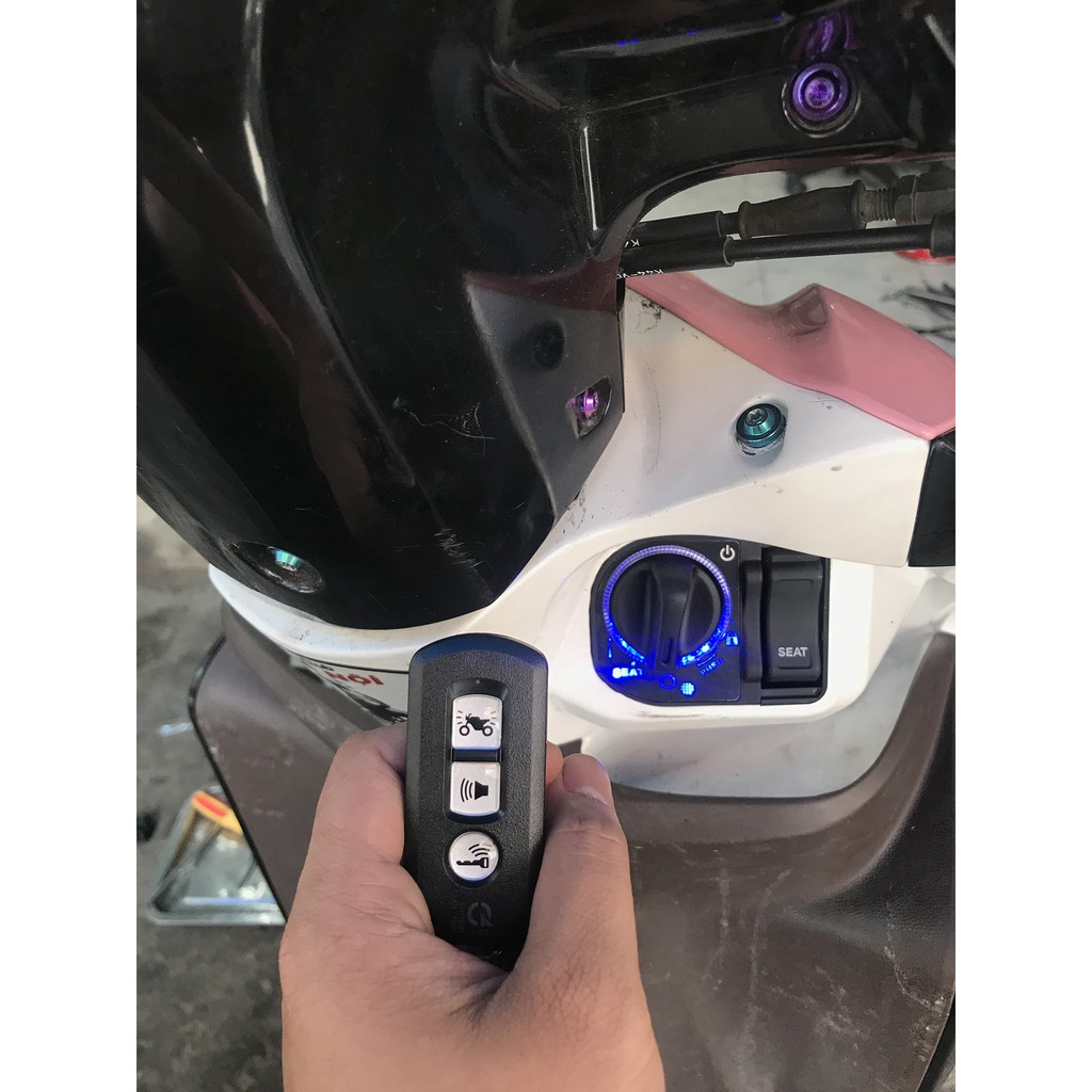 Khoá smartkey chính hãng Honda 3 nút: AB, lead, vario, Sh, víison ... dạng khoá chữ nhật