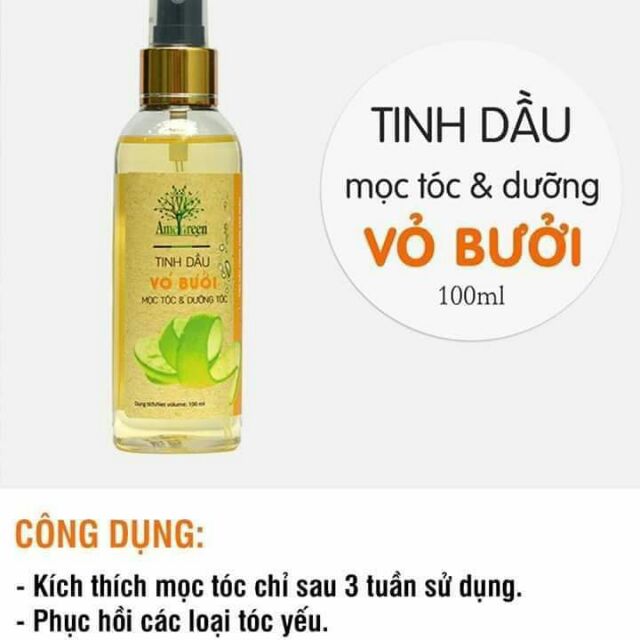 Serum mọc tóc và dưỡng vỏ Bưởi