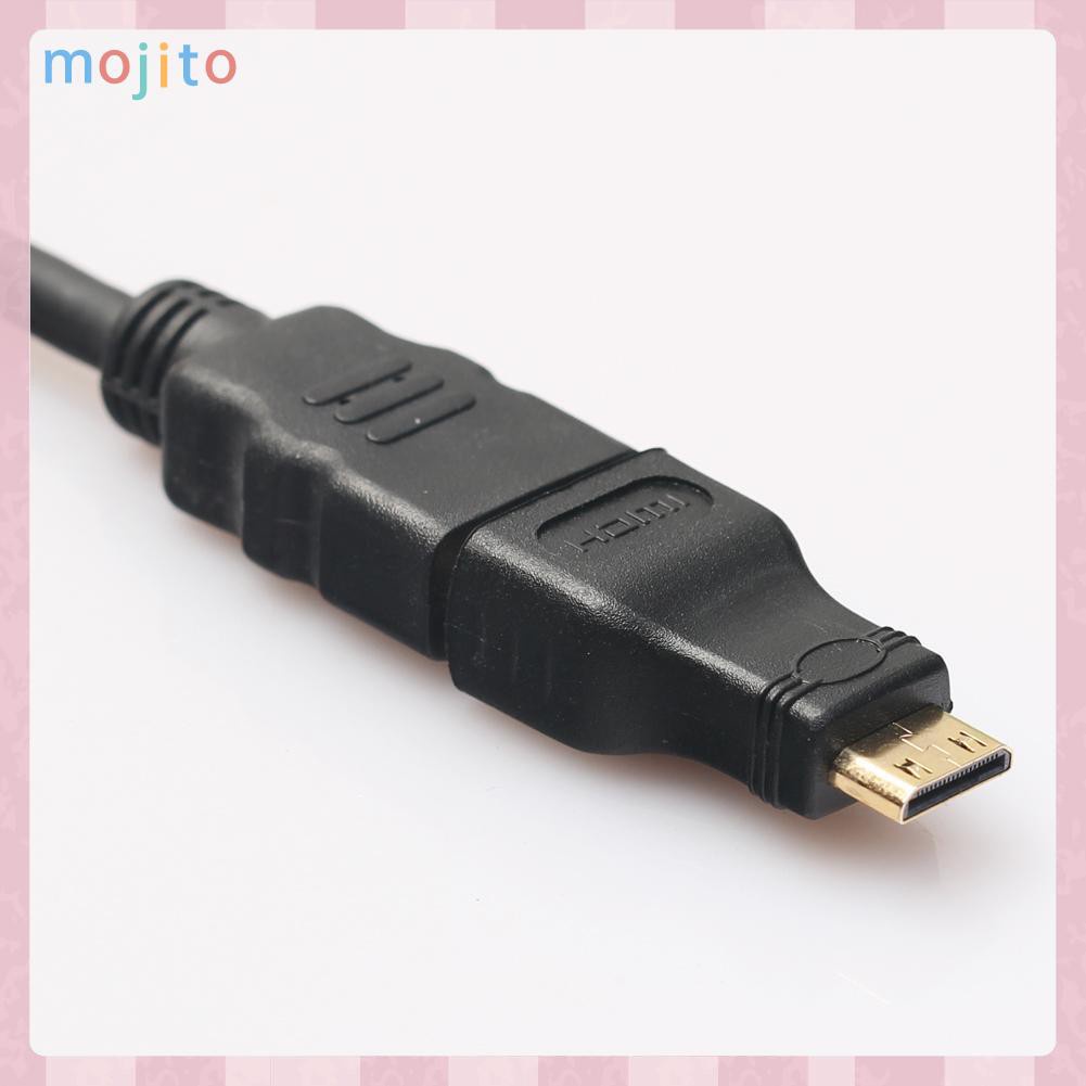 MOJITO 3 in 1 High Speed HDMI-compatible to Mini/Micro HDMI-compatible Adapter Cable for PC TV PS4