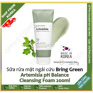 Sữa rửa mặt ngải cứu Bring Green Artemisia pH Balance Cleansing Foam 200ml