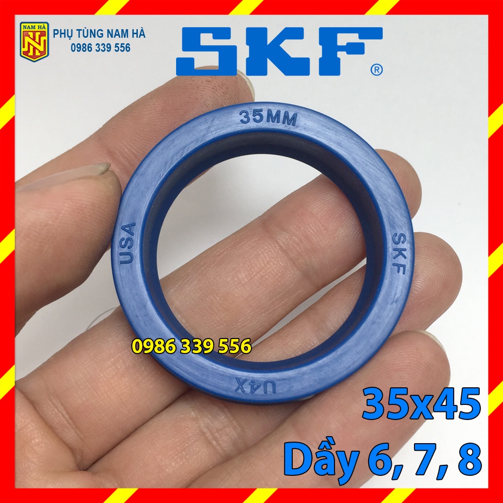 (SKF hoặc MPI) Phớt phốt thủy lực IDI 35x45x6, 35x45x7, 35x45x8 phớt ty cần Hydraulic seal