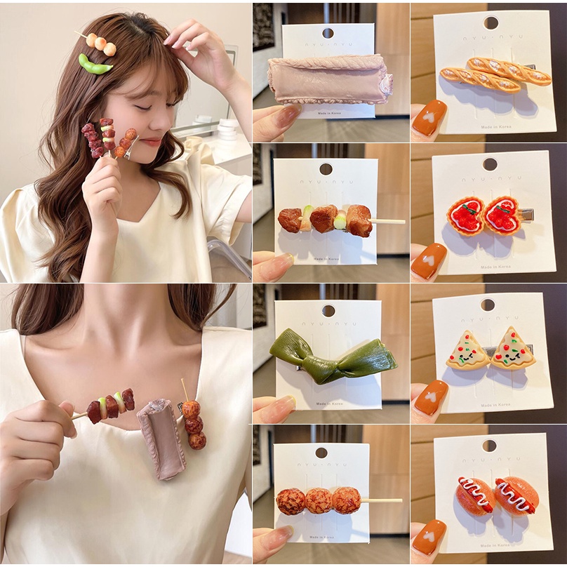 Set 12 Kẹp Tóc Hình Dáng Dễ Thương