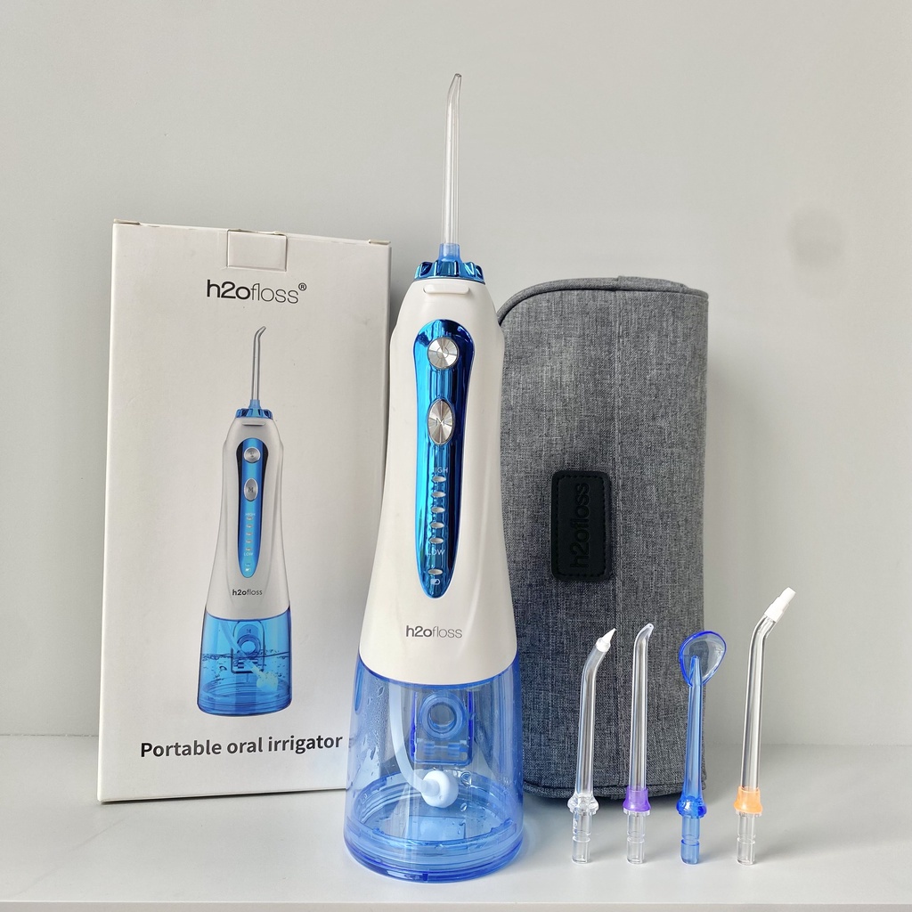 Tăm nước Mohaa H2Ofloss HF9P tiêu chuẩn Châu Âu, vệ sinh răng miệng sạch hiệu quả