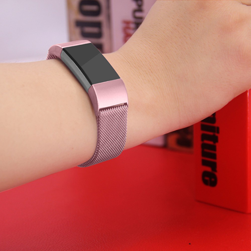 Dây đeo inox Milanese cho đồng hồ thông minh Fitbit Charge 2