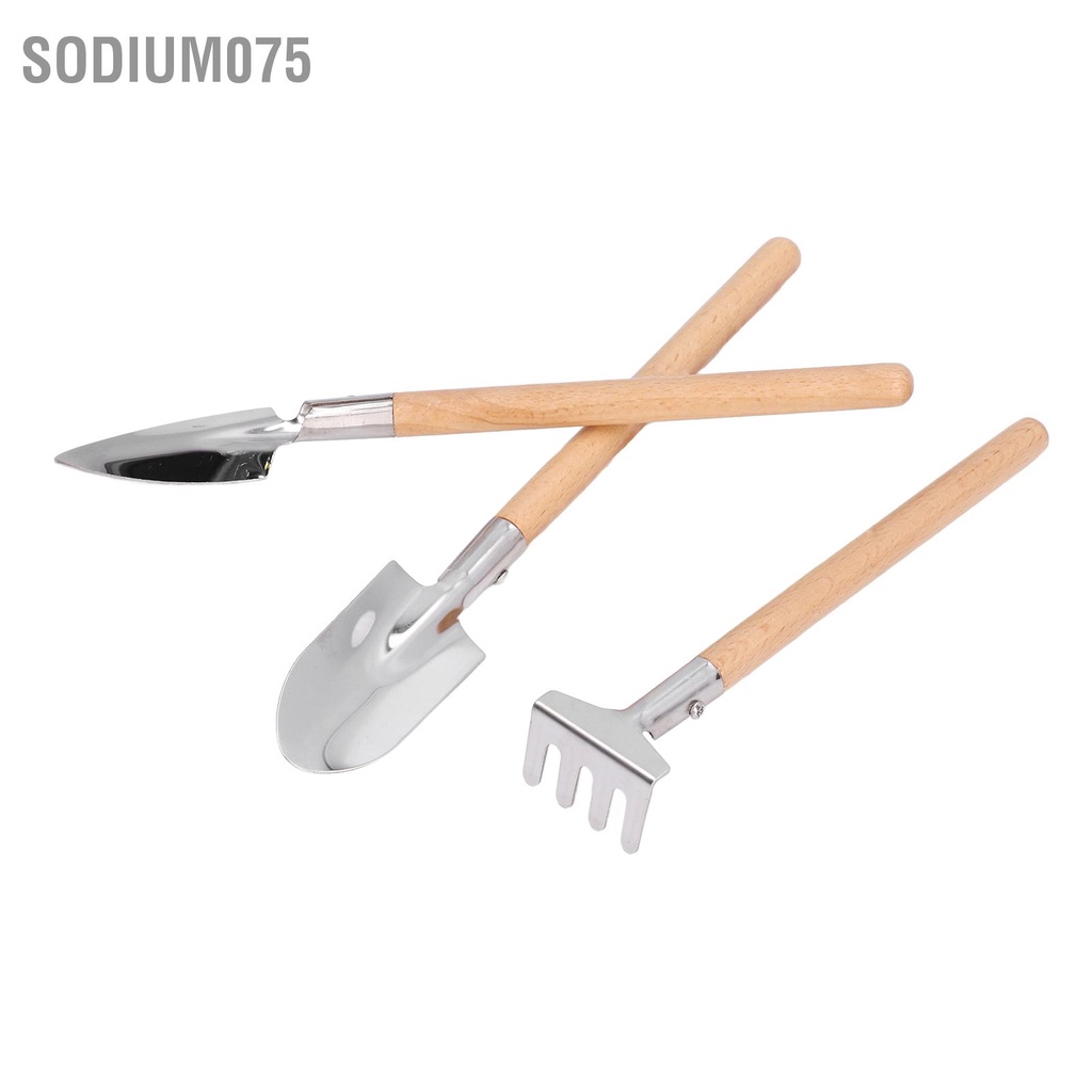 Có thể bán buôn Bộ xẻng làm vườn thuổng Máy cày cấy bằng thép không gỉ dụng cụ cỏ Hàng giao ngaySodium075