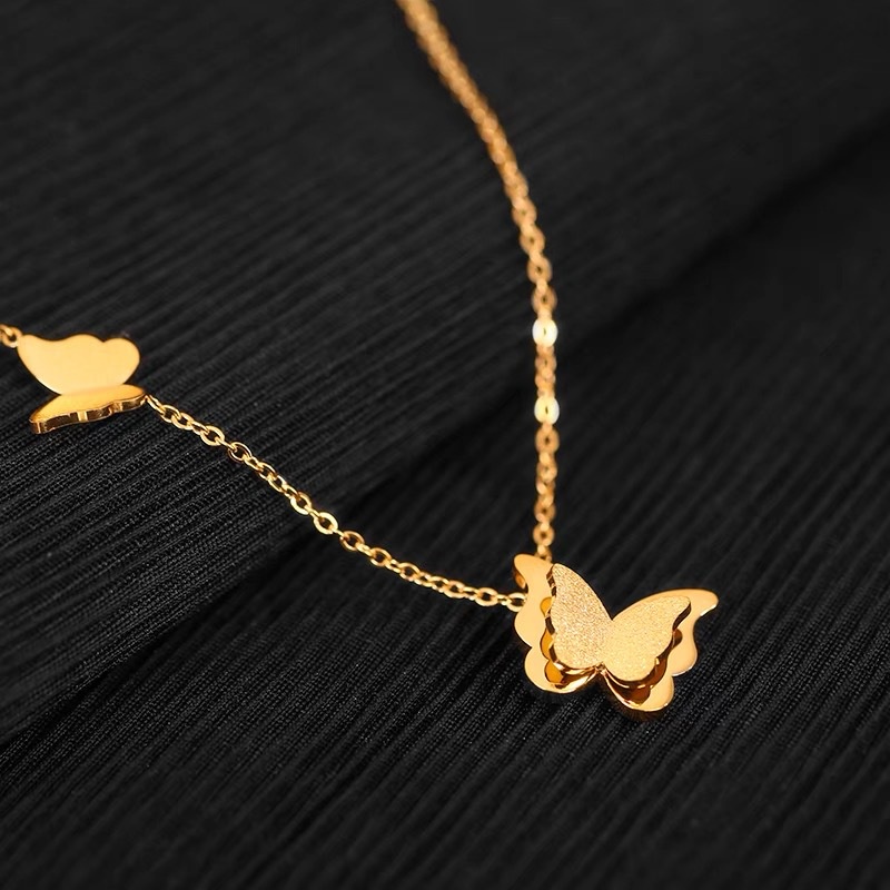 Lắc chân titan bướm phun cát màu vàng TT4706 - CAM KẾT KHÔNG GỈ, KHÔNG BAY MÀU - BẢO HÀNH 12 THÁNG.