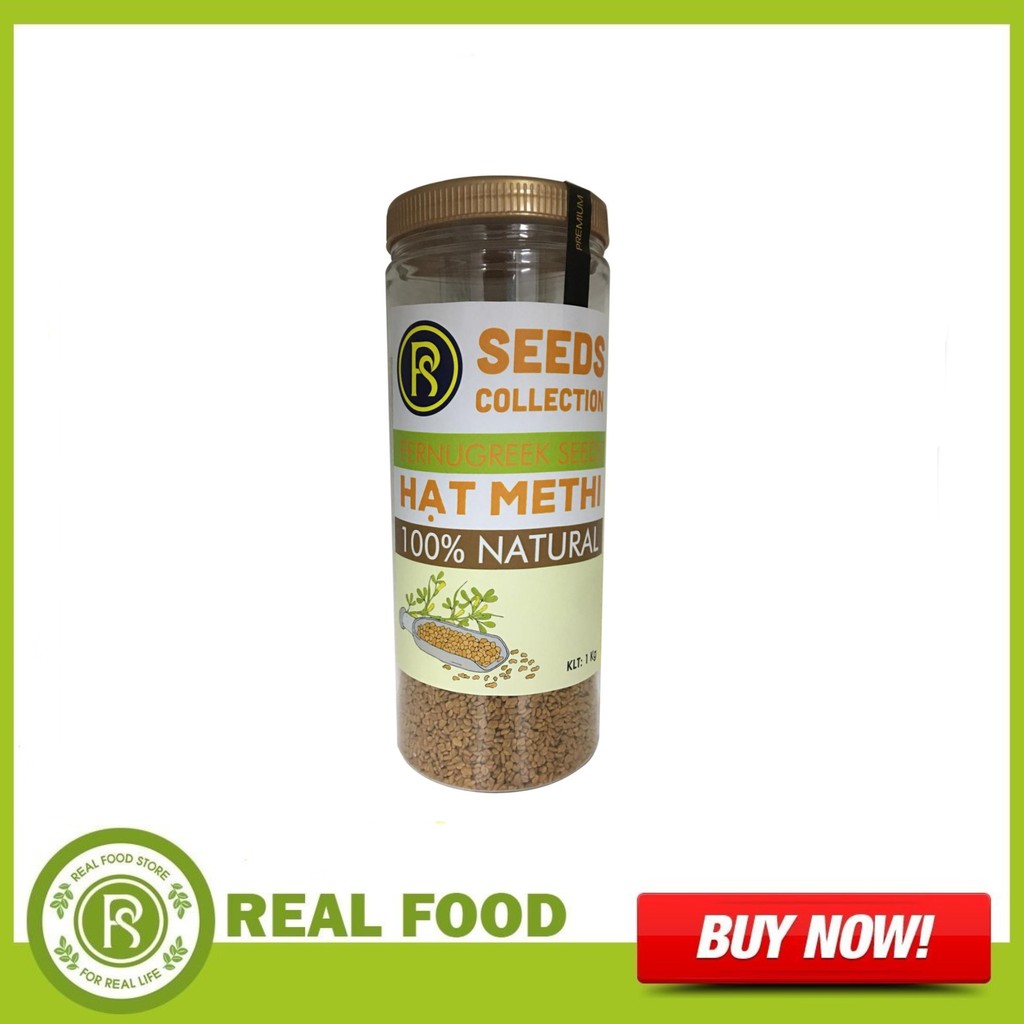 Hũ Hạt Methi Ấn Độ -Thương hiệu REAL FOOD STORE (Nhiều lựa chọn)