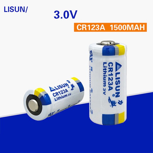 Pin CR123A 3V Lithium CR123A 3V Hãng Lisun (2 Viên), Pin CR123A dùng cho máy ảnh film và máy ảnh instax mini