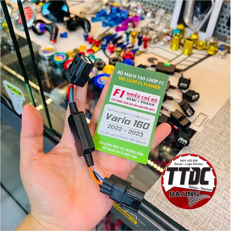 Dây F1 Stop nhiều chế độ gắn xe Vario 160 2022 ✌