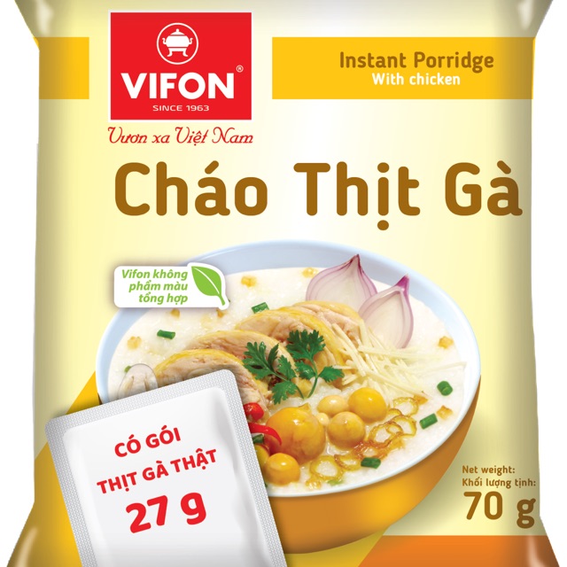 CHÁO THỊT GÀ VIFON 70g
