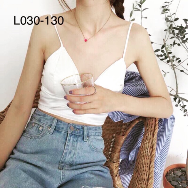 💥Áo Bra Satin phi bóng móc cài sau lưng | BigBuy360 - bigbuy360.vn