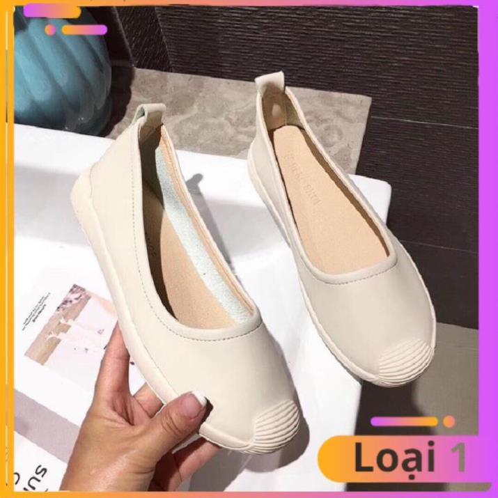 FREE SHIP 50K Giày slip on / giày nữ mũi sóng bền đẹp êm chân