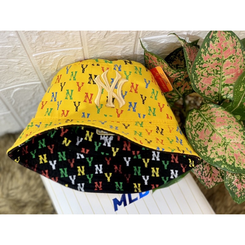 NÓN BUCKET ĐỘI 2 mặt - NY MÀU SẮC FULL