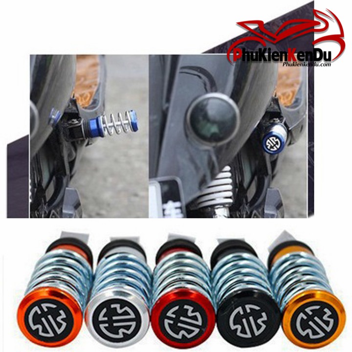 Gác chân lo xo xếp sau  Nhôm Đặc kiểu raider gắn wave, sirius, vario, exciter ab và nhiều dòng xe máy khác