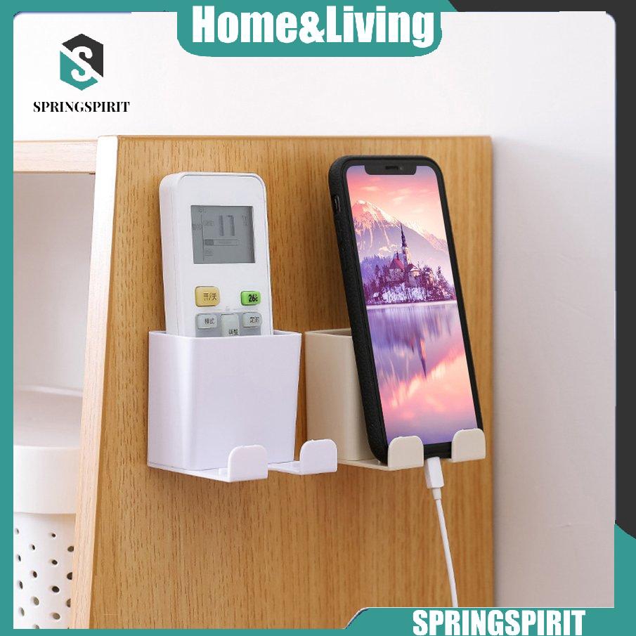 Hộp lưu trữ điều khiển từ xa treo tường / hộp lưu trữ điều khiển từ xa điều hòa không khí / có móc treo / giá đỡ điện thoại di động treo tường
