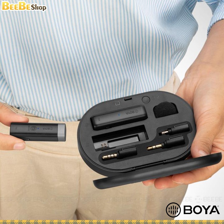 Boya BY-WM3D / BY-WM3U - Micro Không Dây True-Wireless Cho Các Thiết Bị Di Động, Android Smartphone, Cameras