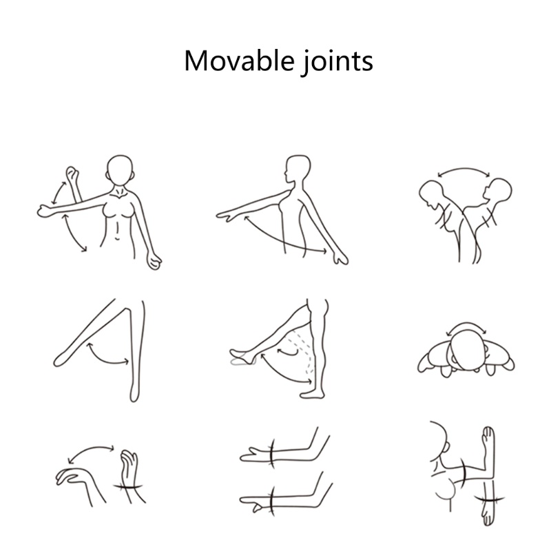 Búp Bê Mắt Nâu 3D 26cm 10 Inch Trang Trí Phòng Bé Gái