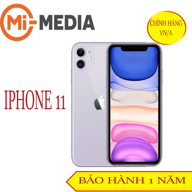 Điện thoại Apple Iphone 11 - 64GB nguyên seal chưa active BH toàn quốc
