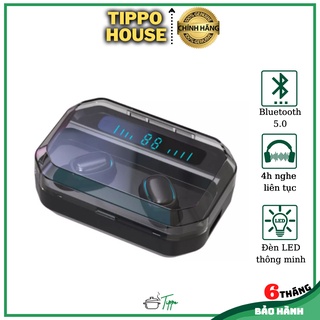 Tai Nghe Không Dây A88 - Kết nối Bluetooth 5.0 - Thiết Kế Hạt Đậu - Êm Tai - Không Thấm Nước - Âm Thanh Mạnh - Pin Trâu