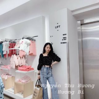 ÁO DÂY RÚT CHẤM BI CỰC XINH