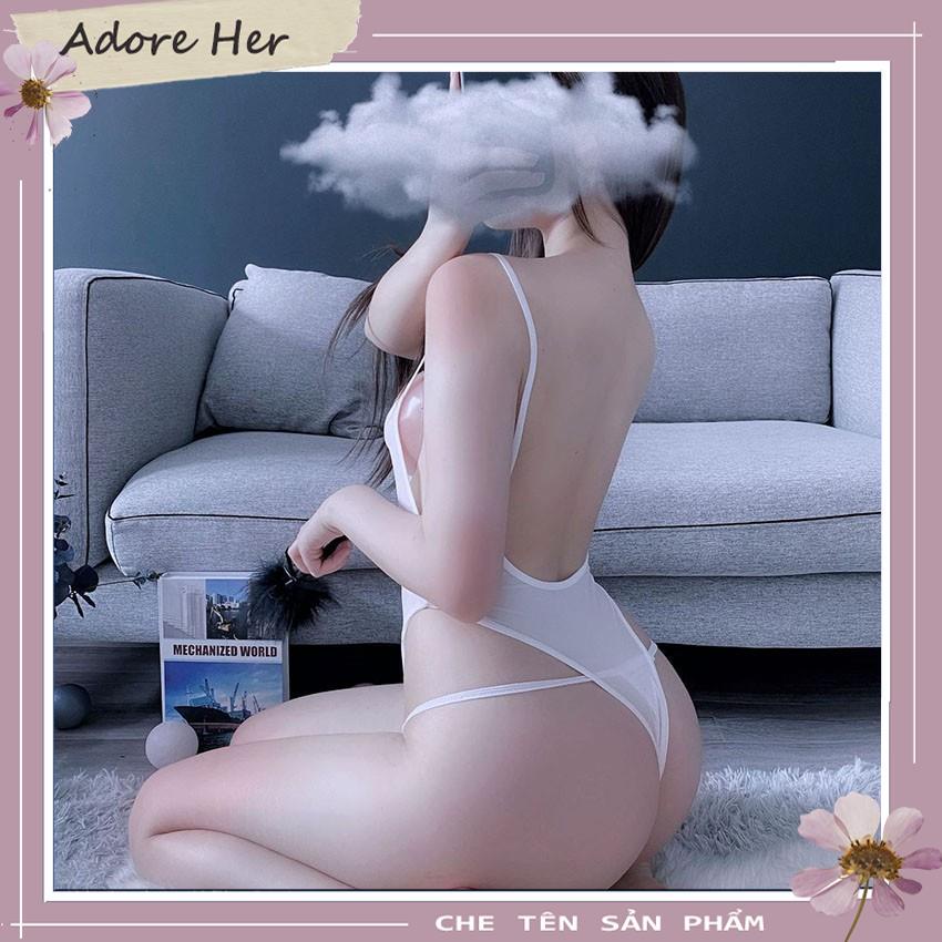 Bộ Đồ Ngủ Body Liền Thân Hở Lưng Gợi Cảm - Ảnh Thật Tại Shop - Bodysuit Sexy Thun Co Giãn  - ADORE HER | BigBuy360 - bigbuy360.vn