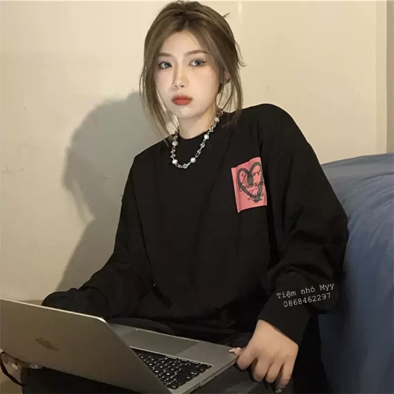 Áo thun note trái tim ❤️ hàng sẵn Quảng Châu ❤️