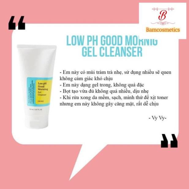 *HOT 2021* Sữa Rửa Mặt Dịu Nhẹ Cosrx Low PH Morning Gel Cleanser 150ml