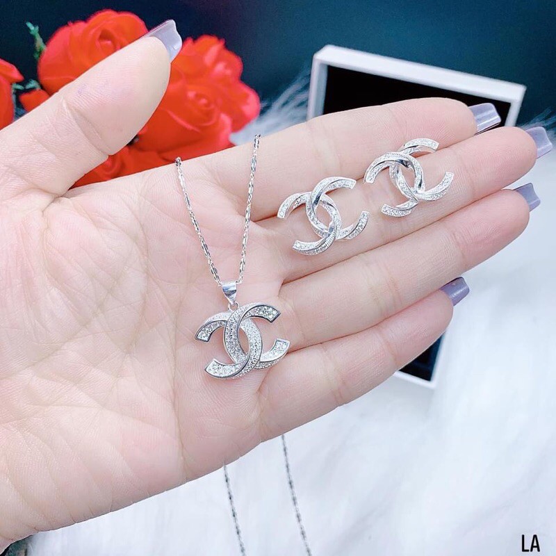 BỘ TRANG SỨC BẠC MẶT X CAO CẤP - HÀNG LOẠI ĐẸP