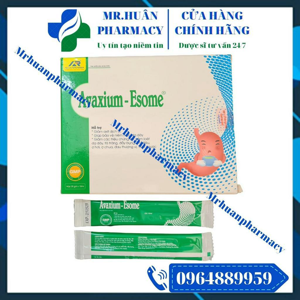 Avaxium Esome (Hộp 20 gói) - Hỗ trợ giảm axit dịch vị, giúp bảo vệ niêm mạc dạ dày, giảm các triệu chứng viêm loét DD-TT