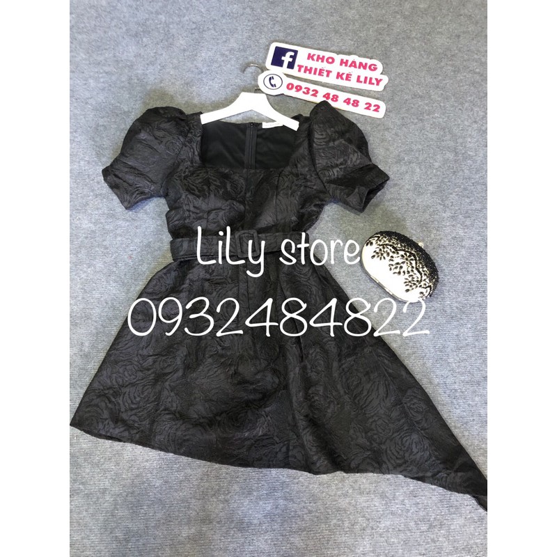 ẢNH VÀ VIDEO THẬT 10000% _ ĐẦM GẤM KÈM THẮT LƯNG