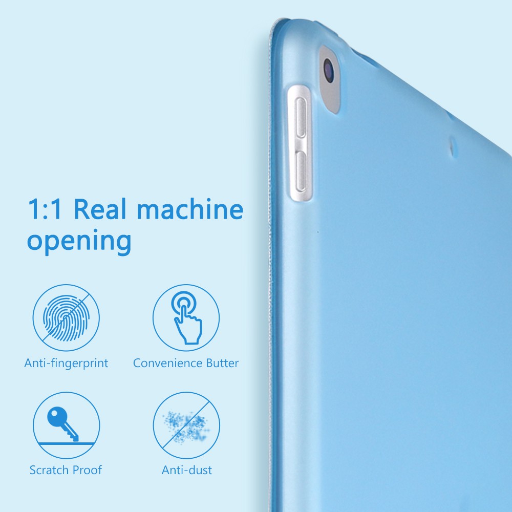 3 fold design silicone tablet cover for iPad Air 2 Air 1 iPad 2018 iPad 1 2 3 4 5 6 iPad Mini 1 2 3 4 | BigBuy360 - bigbuy360.vn