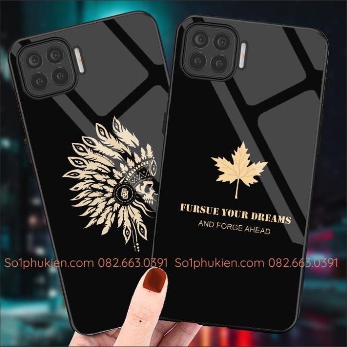 Ốp Lưng OPPO A73 4G / F17 / A93 Mặt lưng ép kính nano chống bể cao cấp, sang trọng