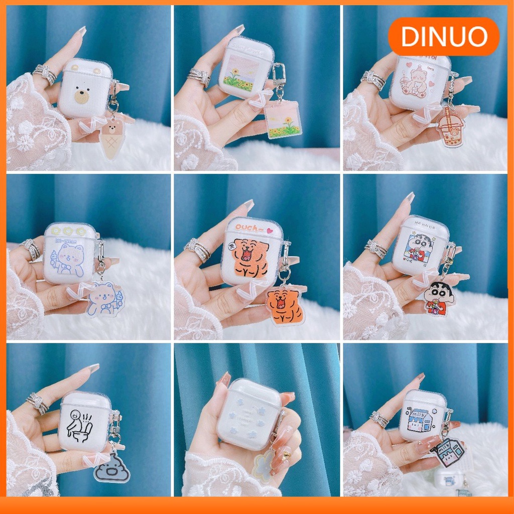 Vỏ Bảo Vệ Hộp Sạc Tai Nghe Airpods3 Airpods2 Generation Pro Mềm Trong Suốt