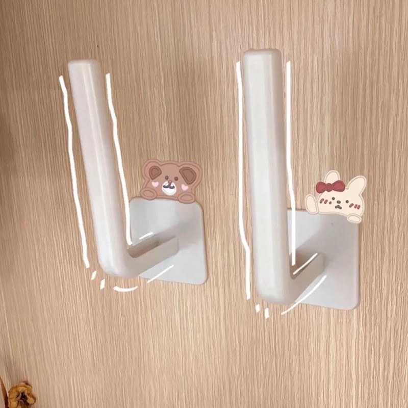 Móc treo đồ dùng hình chữ L gắn tường tiện dụng