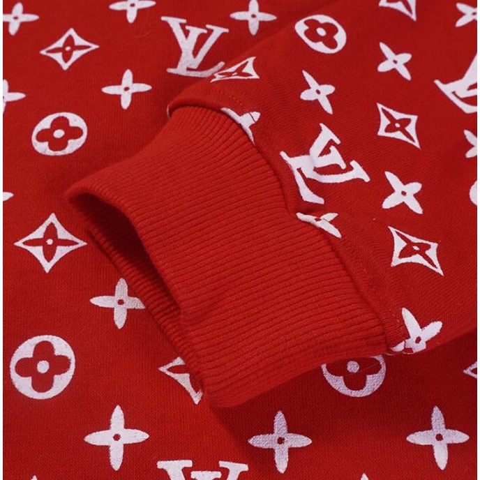 Áo Hoodie SUP L-V Chất Liệu Cotton Thêu Họa Tiết Thời Trang Cho Nam Nữ