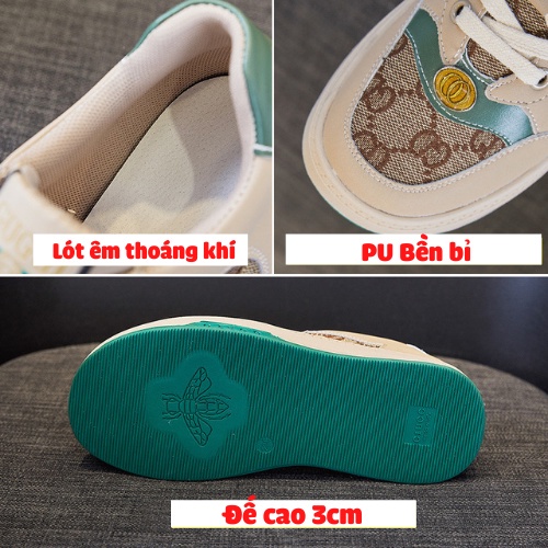 Giày thể thao gu_cci 3 vạch hàng cao cấp cực chất