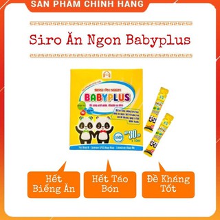 Siro ăn ngon Babyplus - Giúp bé ăn ngon, ngủ tốt