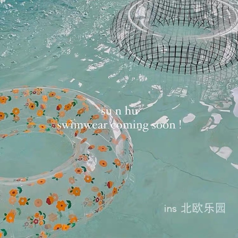 PHAO BƠI TRONG SUỐT/PHAO CỨU SINH TRẺ EM PHONG CÁCH HÀN QUỐC