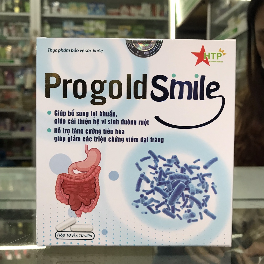 Men Vi Sinh PROGOLD SMILE Bổ Sung Lợi Khuẩn Tăng Cường Tiêu Hoá