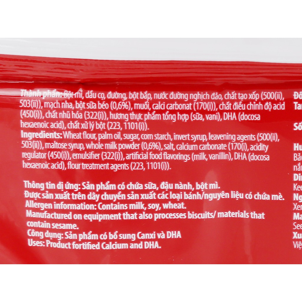 Bánh quy sữa Cosy Marie gói 432g