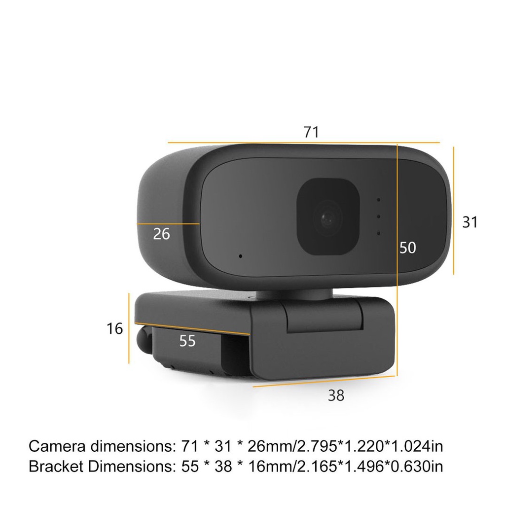 Webcam Máy Tính Mini 720p Hd Chống Nhìn Trộm Có Thể Xoay Và Điều Chỉnh | BigBuy360 - bigbuy360.vn