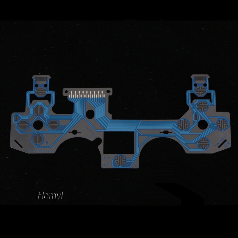 [HOMYL] Button Ribbon Circuit Board Film for PS4 Controller Dualshock 4 4.0 Blue