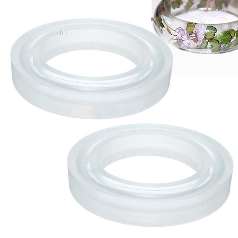 Khuôn Silicone Hình Tròn Làm Trang Sức DIY