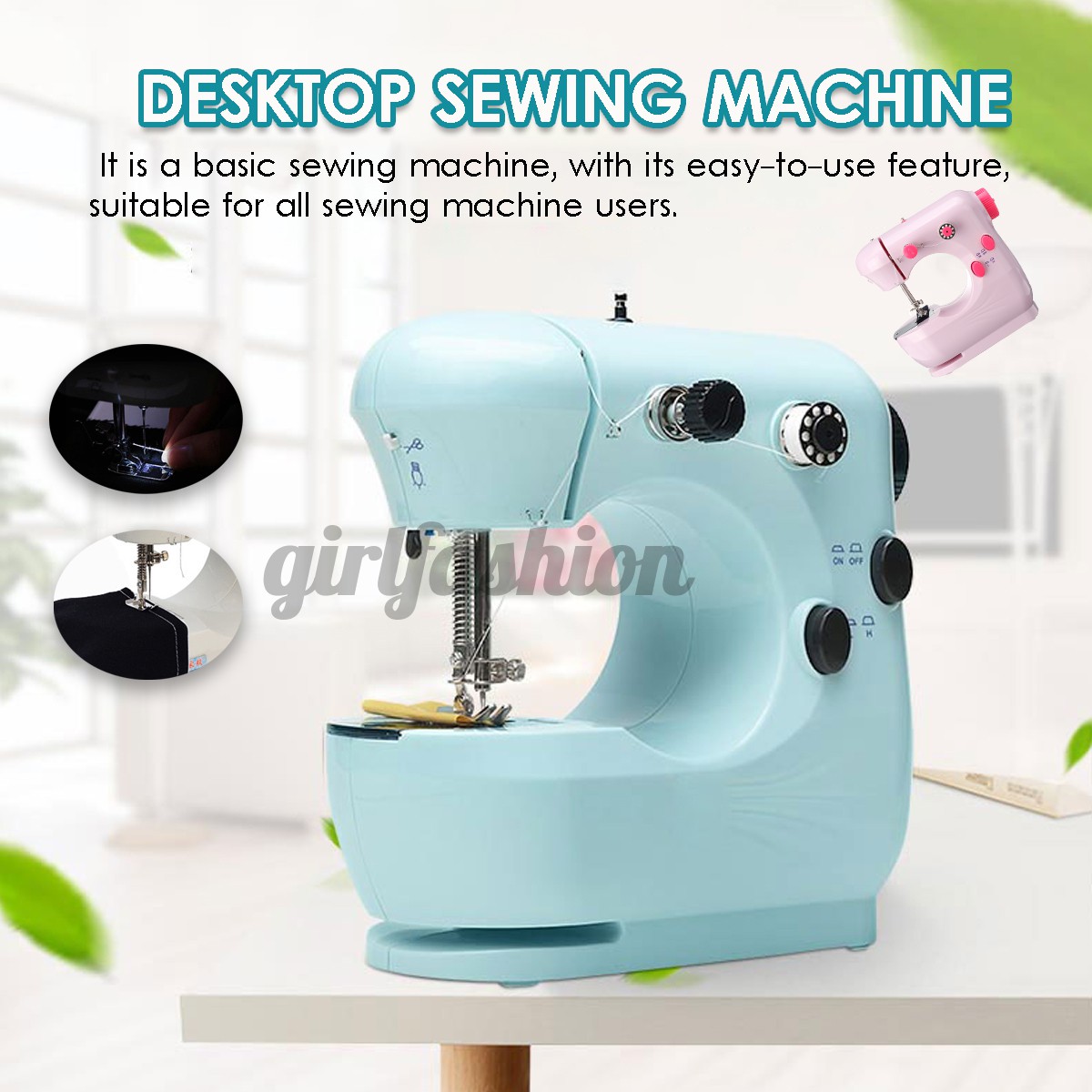 Máy May Mini 2 Tốc Độ