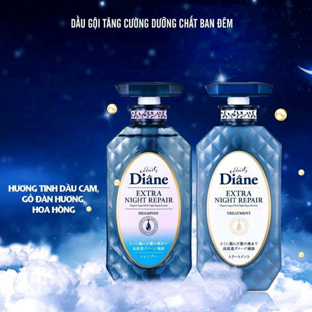 Dầu gội / hoặc dầu xả tăng cường dưỡng chất ban đêm Diane extra night repair