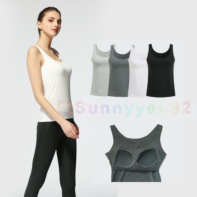 Áo Thun Ba Lỗ Nữ💚FREESHIP💚Có Đệm Ngực, Hàng Cao Cấp, Bao Bì Túi Zip