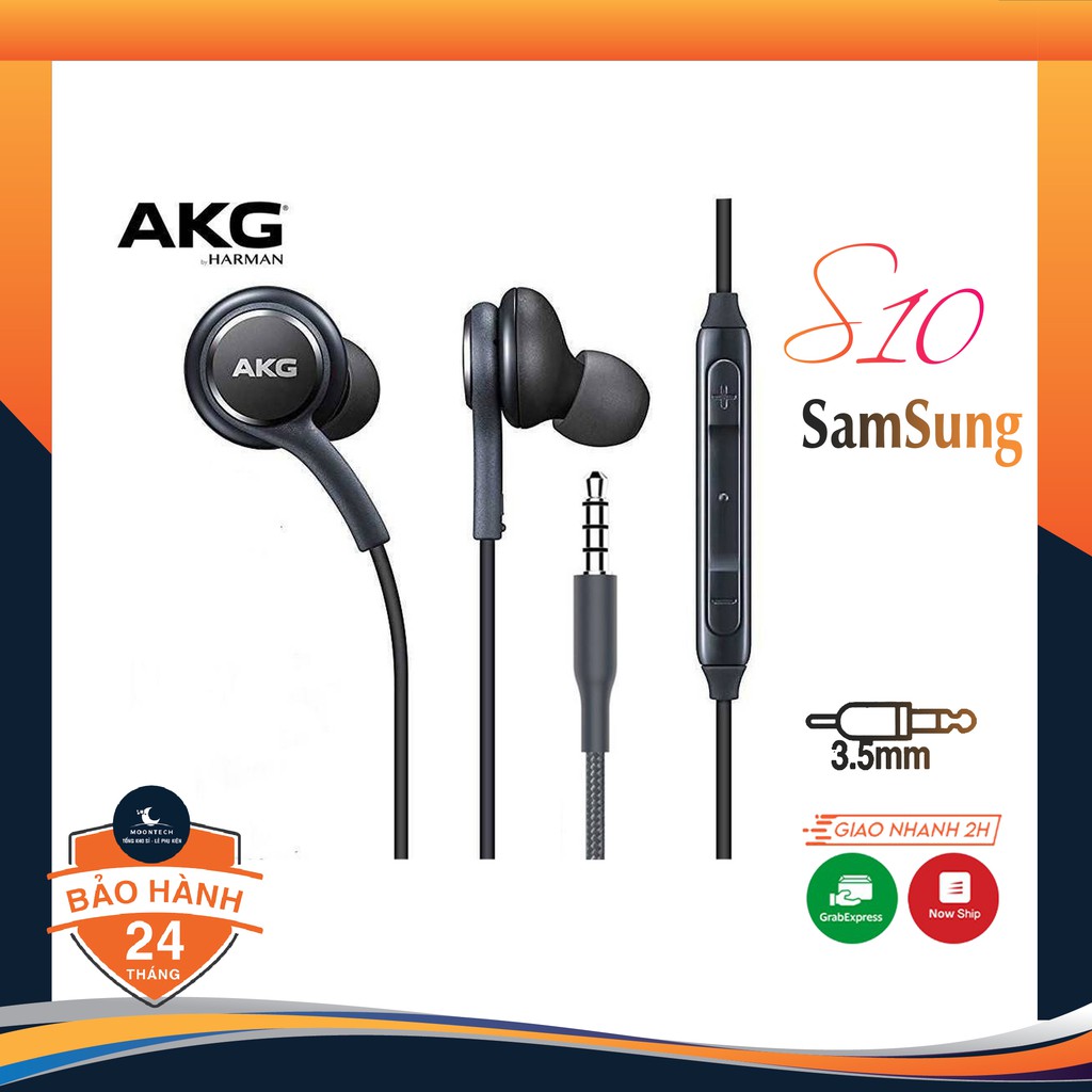 Tai nghe Samsung AKG S10+ NGUYÊN SEAL kèm 2 bộ núm phụ Moontech