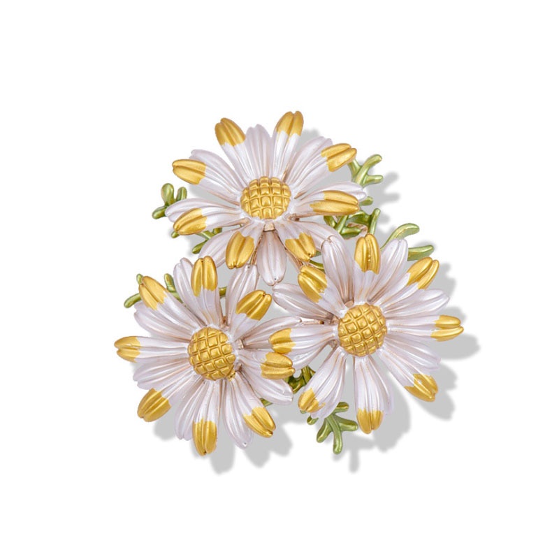 Ghim Cài Áo Hình Hoa Cúc Thiết Kế Tinh Tế