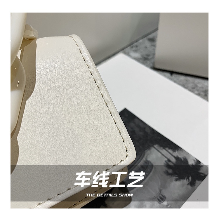 Túi Xách Đeo Vai Mini Màu Sắc Ngọt Ngào Phối Dây Xích Đơn Giản Xinh Xắn Dành Cho Nữ