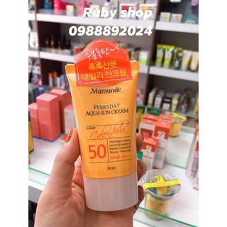 Kem chống nắng #Mamonde Every Day Sun Cream Calendula SPF50+ PA+++